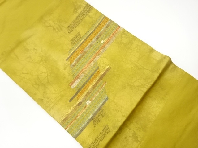 JAPANESE NAGOYA OBI / WOVEN GEOMETRIC